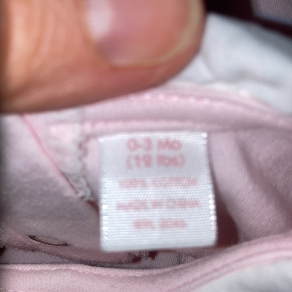 First impressions pinafore dress embroidered roses Peter Pan collar 0/3m - Picture 9 of 10